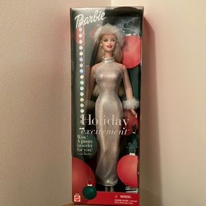 Holiday excitement Barbie